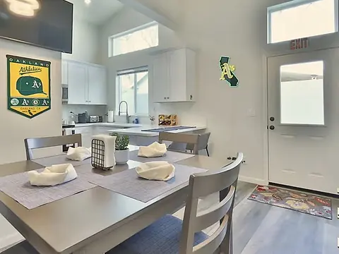 The Club House, a two-bedroom home seven minutes from downtown, West Sacramento, California