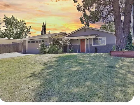 Relax and Unwind, a three-bedroom home with a large yard near Folsom in Rancho Cordova, California